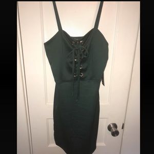 Green Corset Style Dress